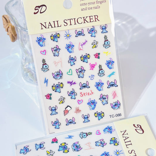 5D Stitch Nail Sticker