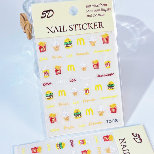5D MC Nail Sticker